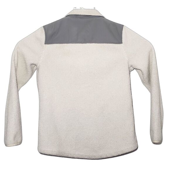 Fila Sport Fleece Jacket Women's Medium White and Grey Polyester - Picture 4 of 4